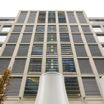 Even on a grey day in Manchester the XYZ Building looks great!