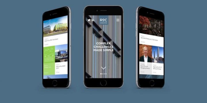 Our mobile friendly website!