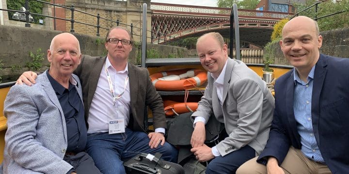 Four men in a boat!!