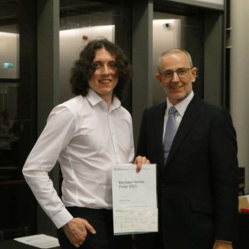 Michael Horne Prize awarded to RoC's young structural engineer
